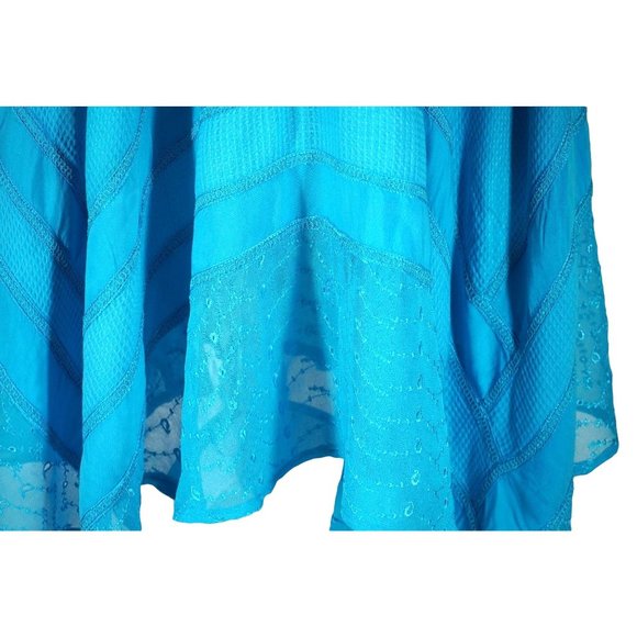 Added Dimensions Dress for Catherines Size 1X Blue Boho Hippie Midi Maxi - Picture 6 of 14